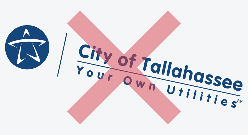 Do not rotate the utility brand brand.